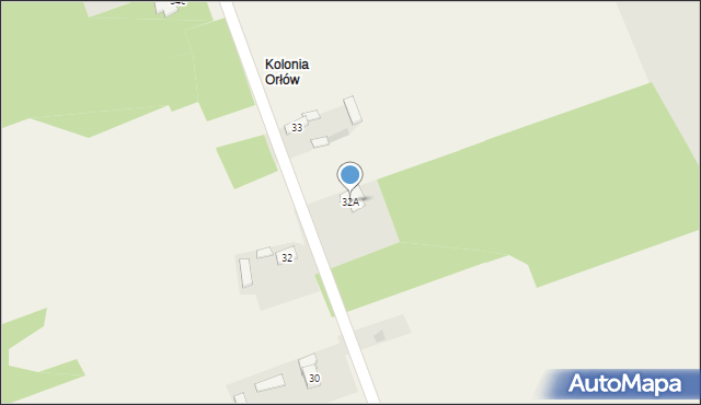 Orłów, Orłów, 32A, mapa Orłów