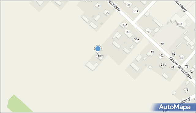 Orłów Drewniany, Orłów Drewniany, 130, mapa Orłów Drewniany