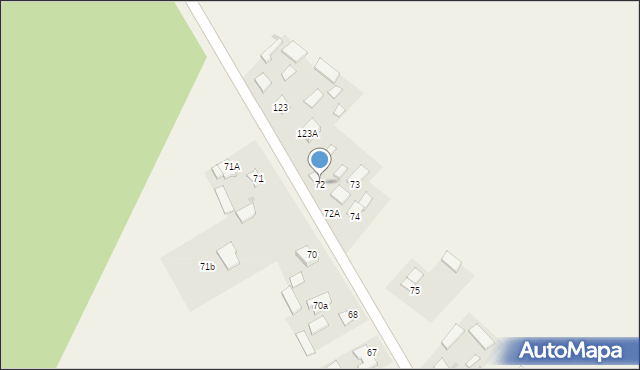 Orłów Murowany-Kolonia, Orłów Murowany-Kolonia, 72, mapa Orłów Murowany-Kolonia