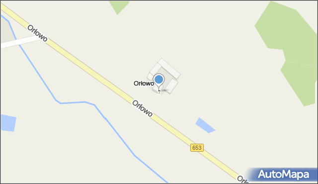 Orłowo, Orłowo, 7, mapa Orłowo