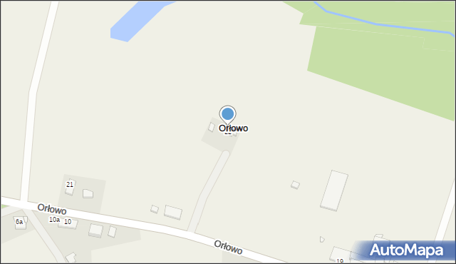 Orłowo, Orłowo, 22, mapa Orłowo