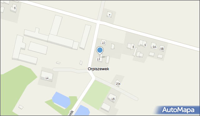 Orpiszewek, Orpiszewek, 19, mapa Orpiszewek