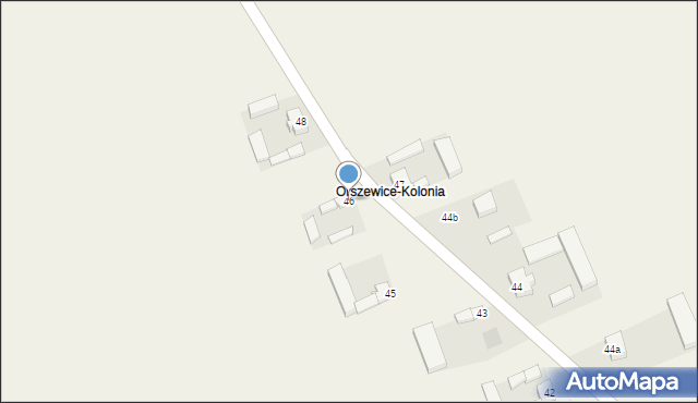 Orszewice, Orszewice, 46, mapa Orszewice