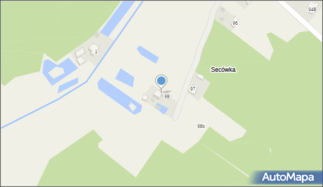 Orzechów, Orzechów, 98A, mapa Orzechów