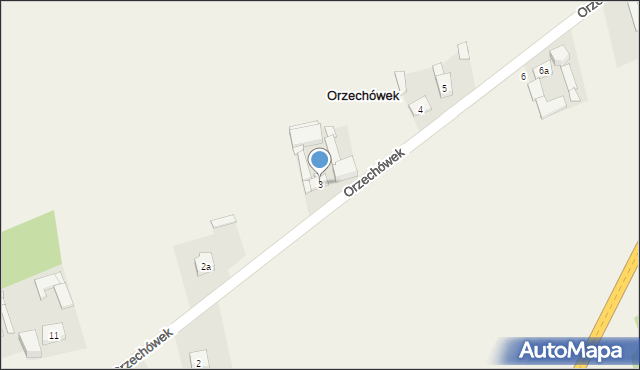 Orzechówek, Orzechówek, 3, mapa Orzechówek