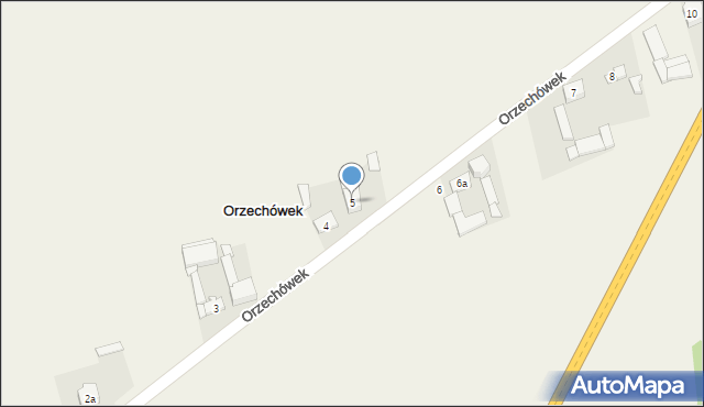 Orzechówek, Orzechówek, 5, mapa Orzechówek