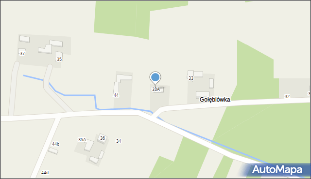 Orzechówka, Orzechówka, 33A, mapa Orzechówka