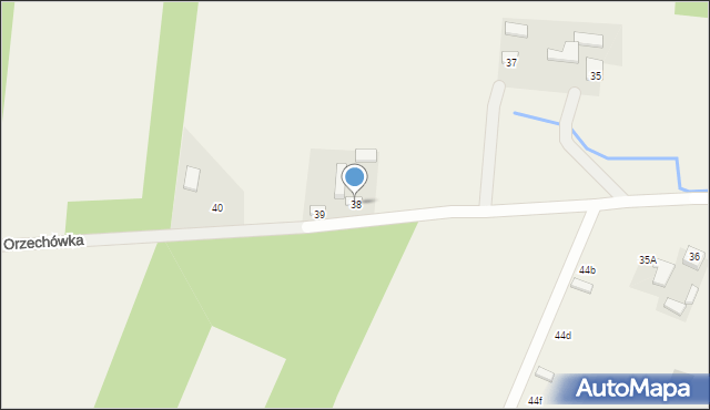 Orzechówka, Orzechówka, 38, mapa Orzechówka