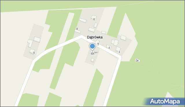 Orzechówka, Orzechówka, 6A, mapa Orzechówka