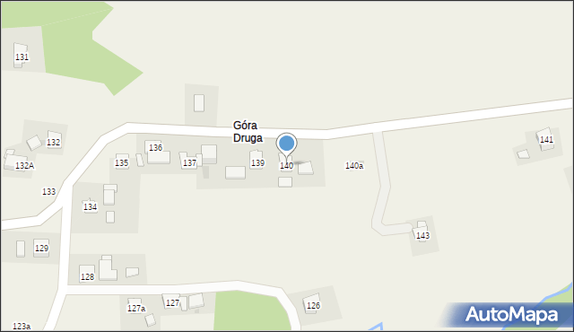 Orzechówka, Orzechówka, 140, mapa Orzechówka