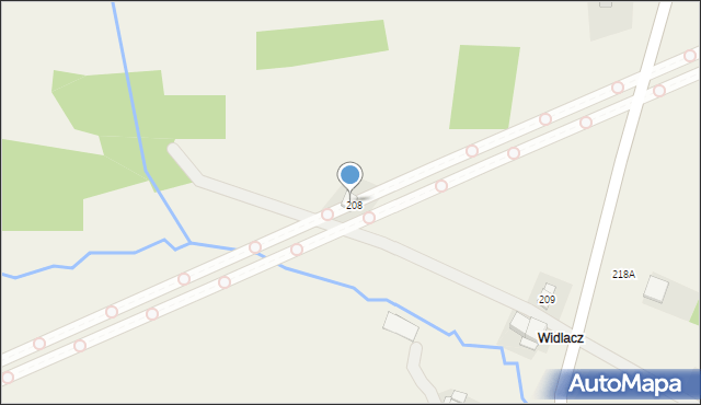 Orzechówka, Orzechówka, 209, mapa Orzechówka