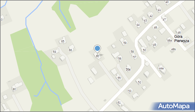 Orzechówka, Orzechówka, 60, mapa Orzechówka