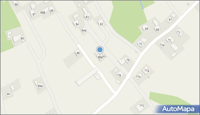 Orzechówka, Orzechówka, 86a, mapa Orzechówka