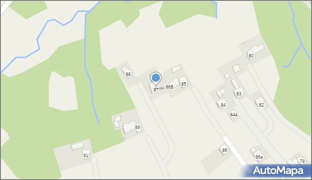 Orzechówka, Orzechówka, 87, mapa Orzechówka