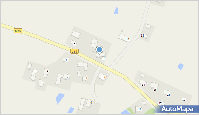 Orzechowo, Orzechowo, 11a, mapa Orzechowo