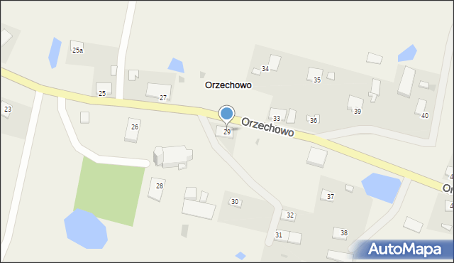 Orzechowo, Orzechowo, 29, mapa Orzechowo