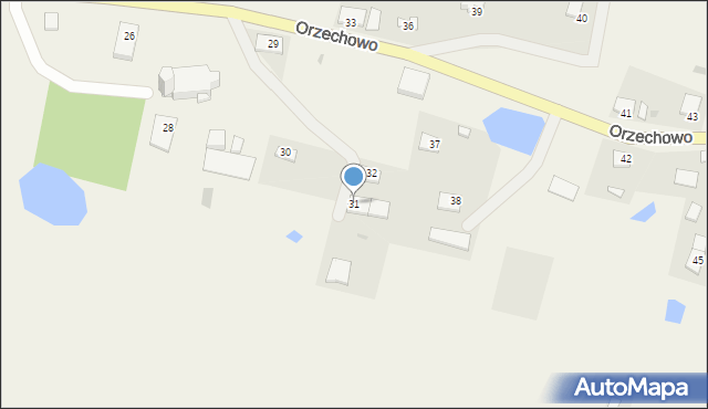 Orzechowo, Orzechowo, 31, mapa Orzechowo