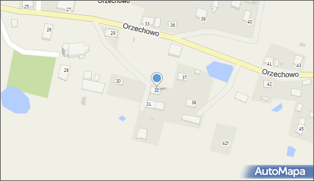 Orzechowo, Orzechowo, 32, mapa Orzechowo