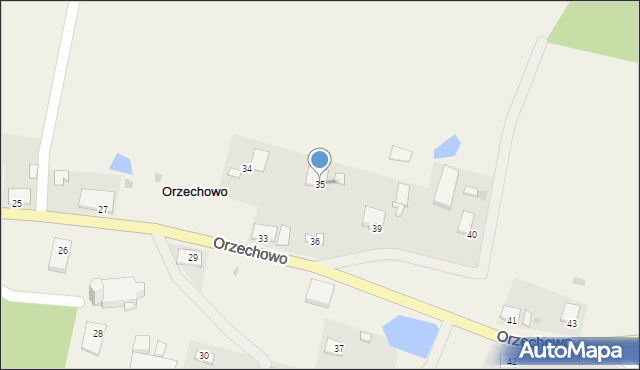 Orzechowo, Orzechowo, 35, mapa Orzechowo