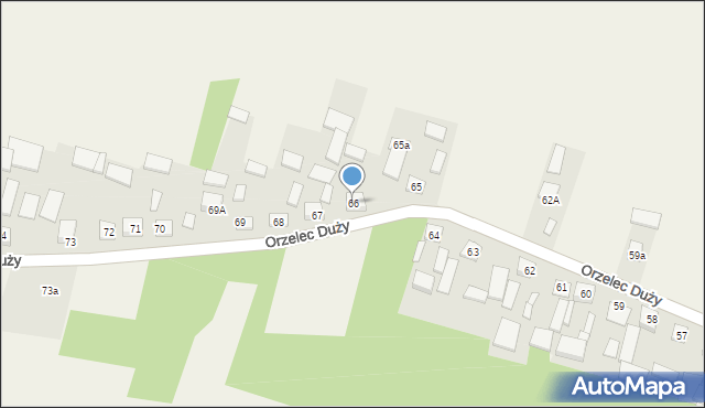 Orzelec Duży, Orzelec Duży, 66, mapa Orzelec Duży