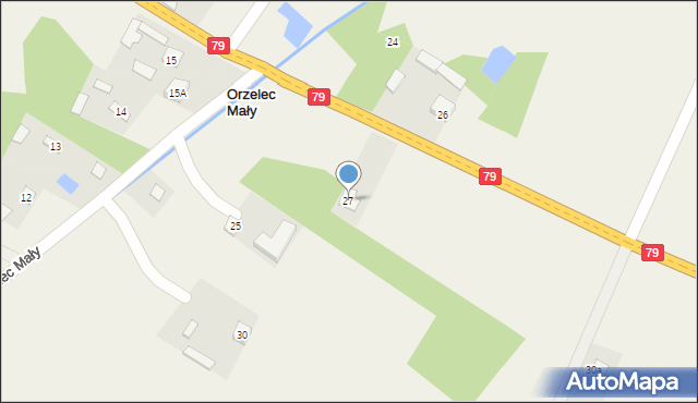 Orzelec Mały, Orzelec Mały, 27, mapa Orzelec Mały