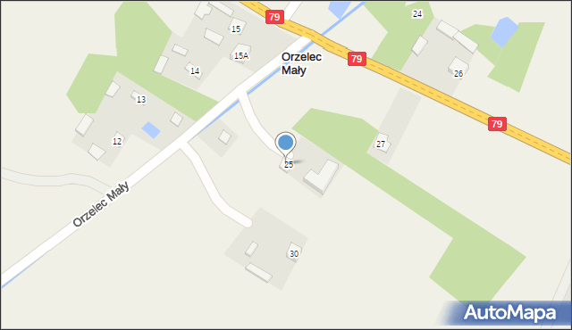 Orzelec Mały, Orzelec Mały, 29, mapa Orzelec Mały