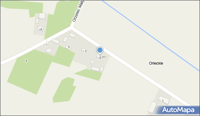 Orzelec Mały, Orzelec Mały, 4, mapa Orzelec Mały