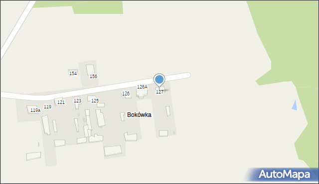 Orzeszkowo, Orzeszkowo, 127, mapa Orzeszkowo