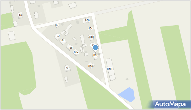 Orzeszkowo, Orzeszkowo, 86f, mapa Orzeszkowo