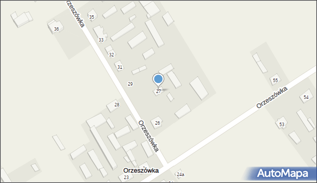 Orzeszówka, Orzeszówka, 27, mapa Orzeszówka