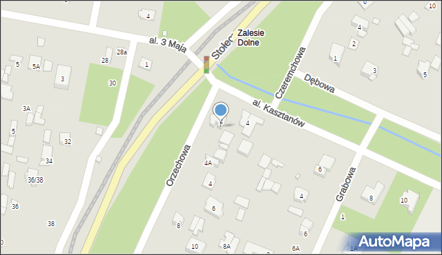 Piaseczno, Orzechowa, 2, mapa Piaseczno