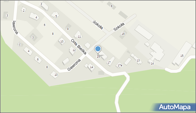 Pilchowo, Orła Bielika, 15, mapa Pilchowo