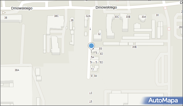 Piotrków Trybunalski, Orla, 3I, mapa Piotrków Trybunalski