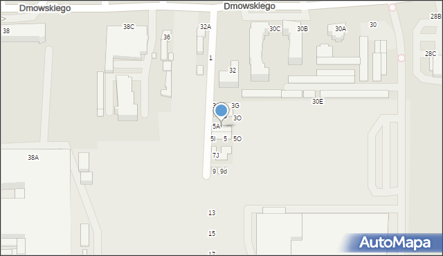 Piotrków Trybunalski, Orla, 5C, mapa Piotrków Trybunalski