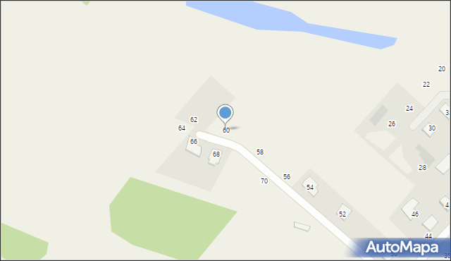 Podgórz, Orzechowa, 60, mapa Podgórz