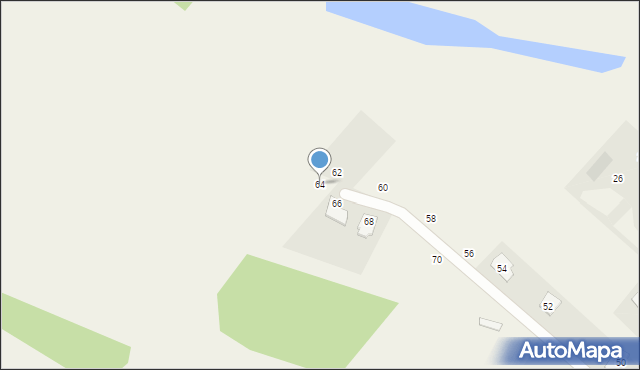 Podgórz, Orzechowa, 64, mapa Podgórz