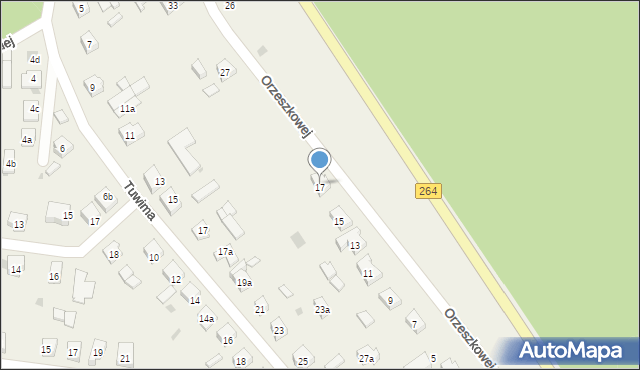 Posada, Orzeszkowej Elizy, 17, mapa Posada