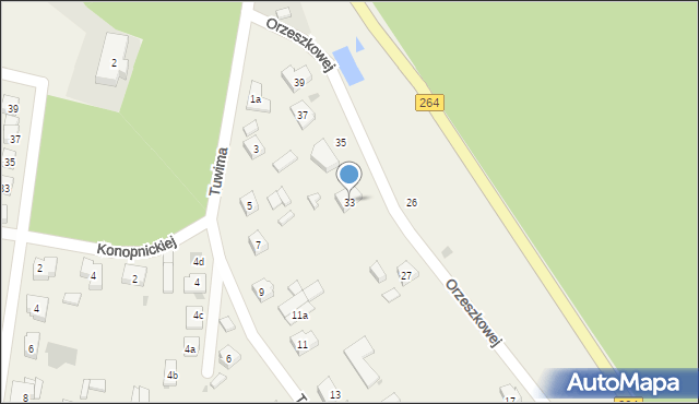 Posada, Orzeszkowej Elizy, 33, mapa Posada