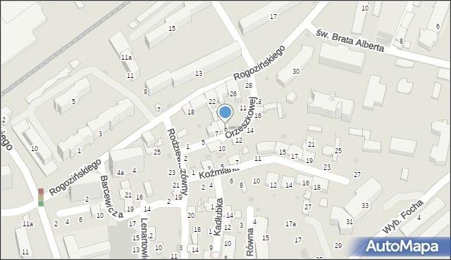 Przemyśl, Orzeszkowej Elizy, 9, mapa Przemyśla