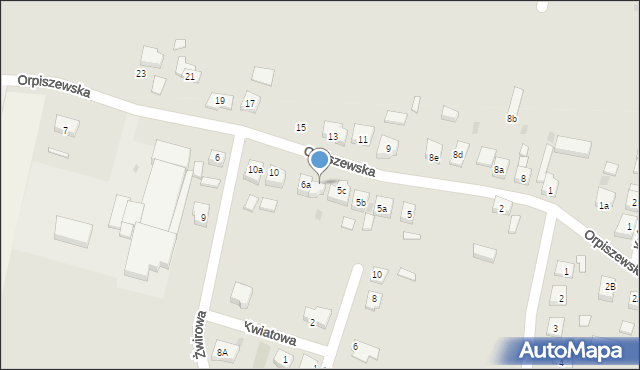 Raszków, Orpiszewska, 6b, mapa Raszków