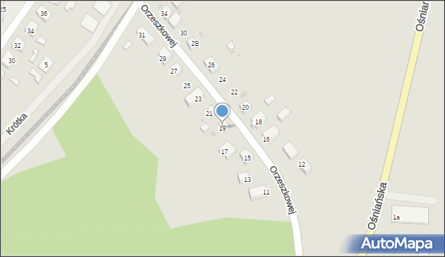 Rzepin, Orzeszkowej Elizy, 19, mapa Rzepin