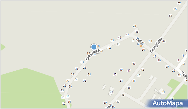 Słupsk, Orłowicza Mieczysława, 30, mapa Słupska