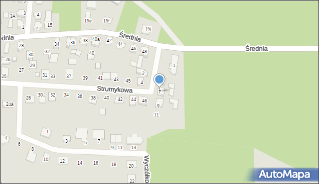 Solec Kujawski, Orzechowa, 7, mapa Solec Kujawski