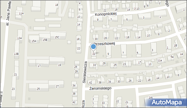 Starogard Gdański, Orzeszkowej Elizy, 11, mapa Starogard Gdański