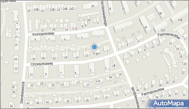 Starogard Gdański, Orzeszkowej Elizy, 8, mapa Starogard Gdański