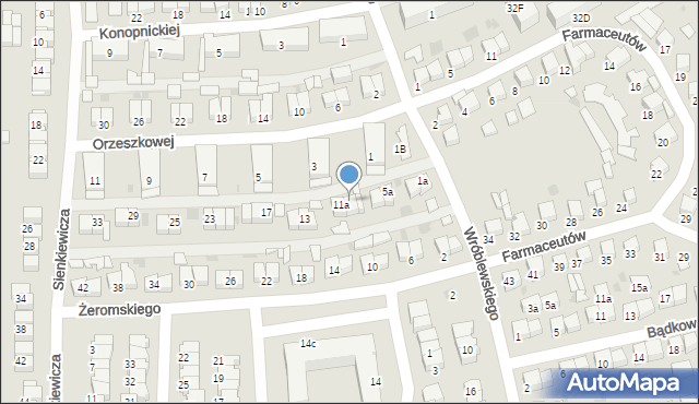 Starogard Gdański, Orzeszkowej Elizy, 9a, mapa Starogard Gdański