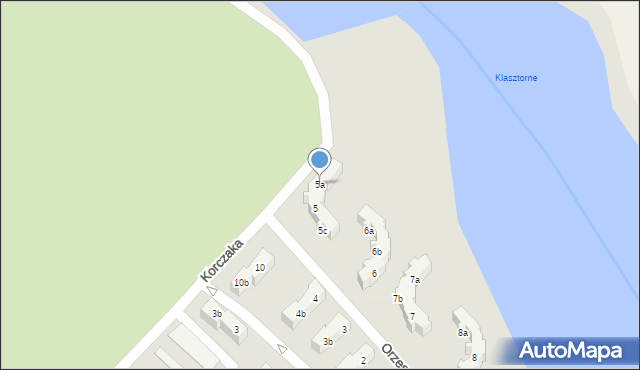 Strzelce Krajeńskie, Orzeszkowej Elizy, 5a, mapa Strzelce Krajeńskie