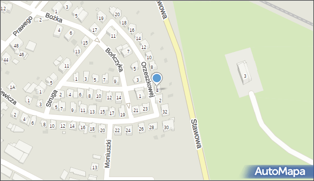 Strzelce Opolskie, Orzeszkowej Elizy, 4, mapa Strzelce Opolskie