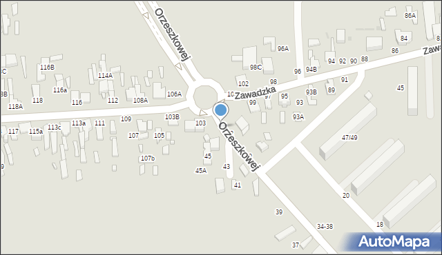 Tomaszów Mazowiecki, Orzeszkowej Elizy, 44, mapa Tomaszów Mazowiecki