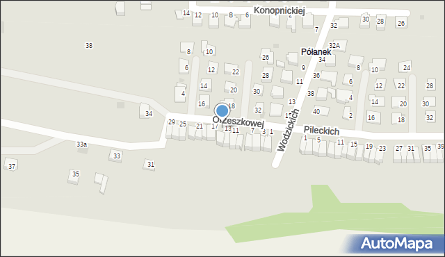 Tyczyn, Orzeszkowej Elizy, 15, mapa Tyczyn